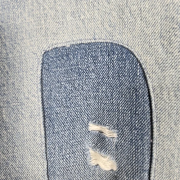 Mother High Waisted Hiker Hover Chew Jean Size 29 High Rise Patches Button Fly - Picture 7 of 16